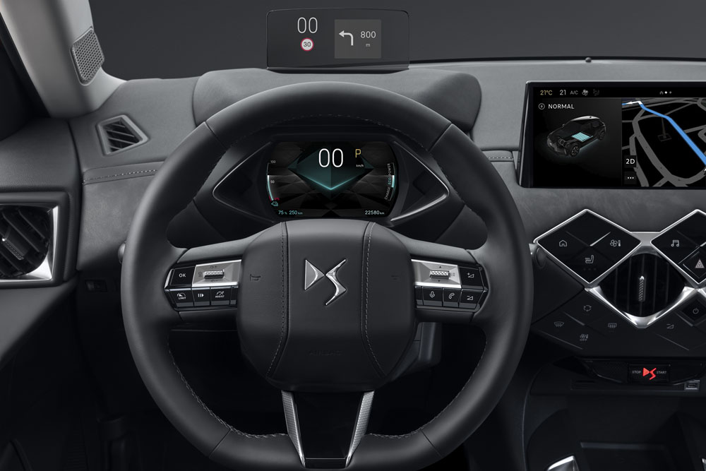 Más rendimiento eléctrico para el renovado DS 3, el SUV urbano más elegante 17 Motor16 DS 3 2022 13 Motor16