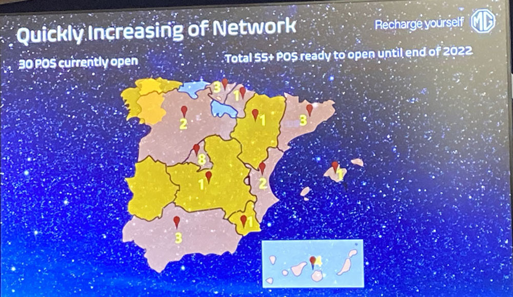 Las ambiciones de MG, la marca que más crece en el mercado español 3 Motor16 ESTRATEGIA MG RED DE CONCESIONARIOS Motor16