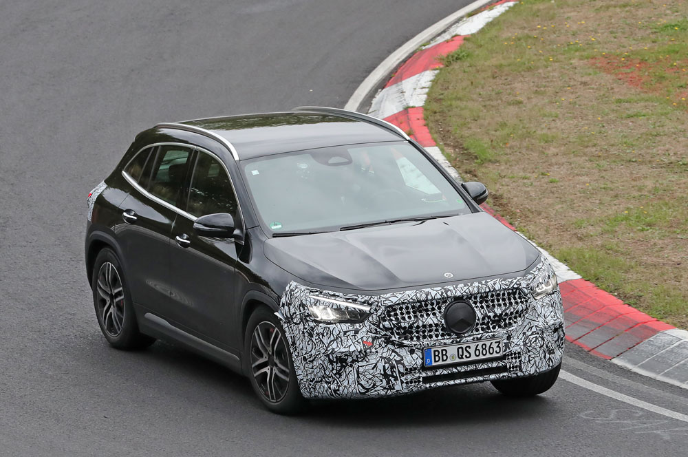 El futuro Mercedes GLA ya está en Nürburgring 14 Motor16 Mercedes GLA Facelift 12 1 Motor16