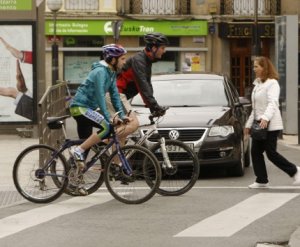 Ciclista colectivo vulnerable