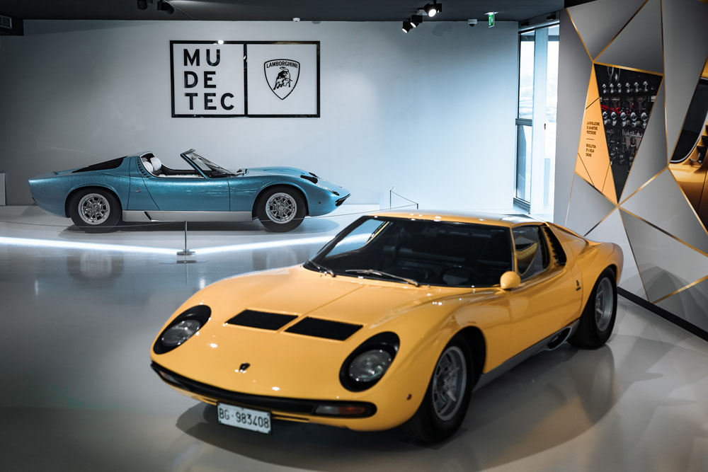 Lamborghini Miura Roadster. Imagen museo.