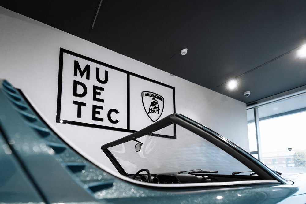 Lamborghini Miura Roadster. Imagen detalle museo.