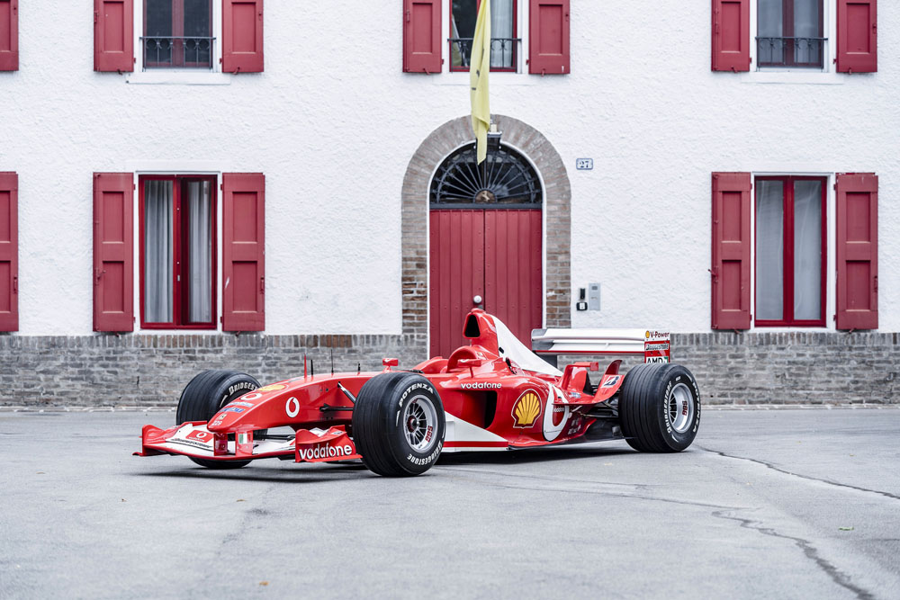10 millones se podrían pagar por este Ferrari de Michael Schumacher 9 Motor16 2003 Ferrari F2003 No.229 19 Motor16
