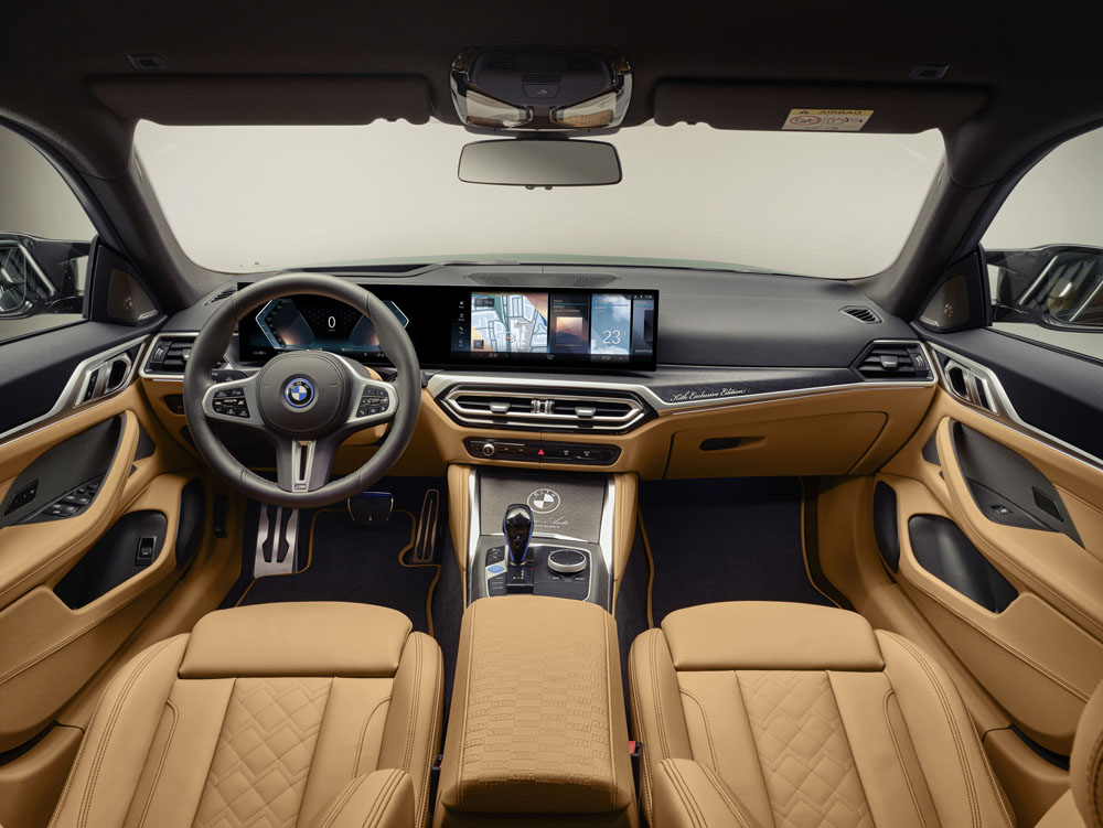 Este BMW i4 M50 ha multiplicado su precio por cinco en una subasta 2 Motor16 BMW i4 M50 Kith. Imagen interior.