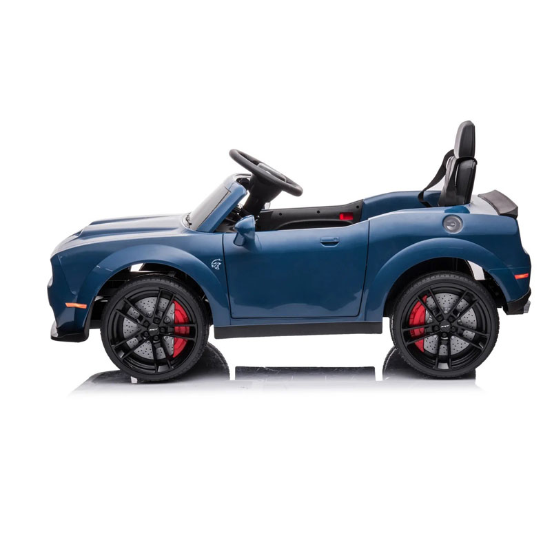 Dodge Challenger SRT Hellcat EV. Imagen lateral.