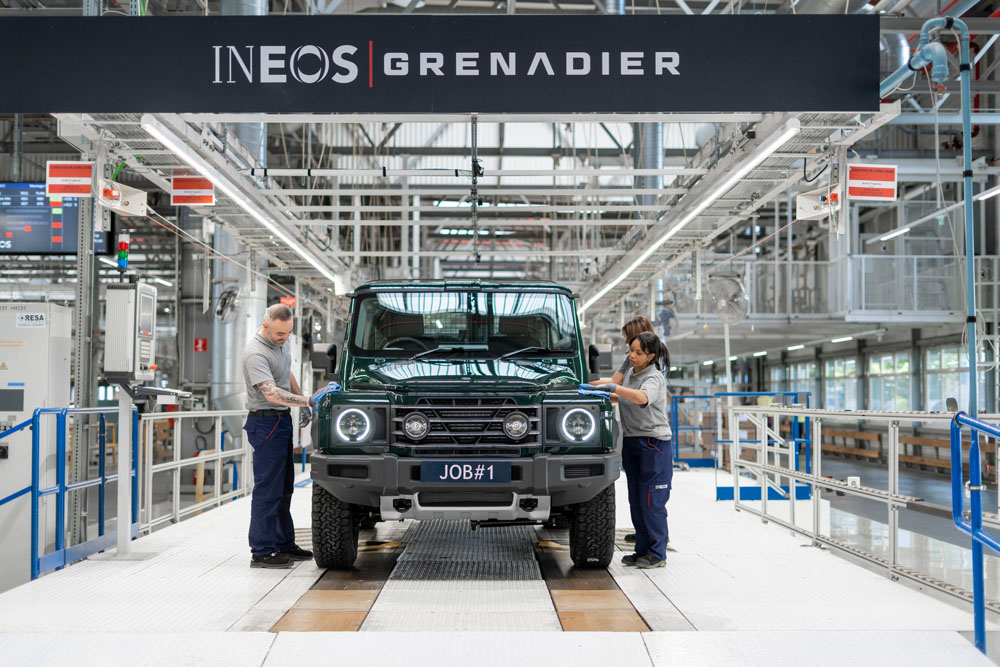 El primer Ineos Grenadier sale de la fábrica de Hambach 3 Motor16 2022 Ineos Grenadier Production 1 Motor16