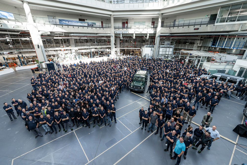 El primer Ineos Grenadier sale de la fábrica de Hambach 4 Motor16 2022 Ineos Grenadier Production 2 1 Motor16