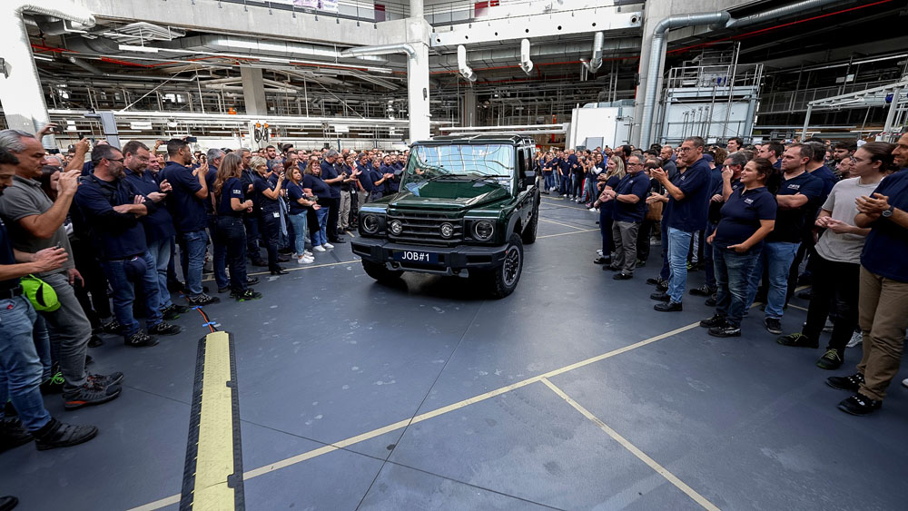 El primer Ineos Grenadier sale de la fábrica de Hambach 5 Motor16 2022 Ineos Grenadier Production 3 Motor16