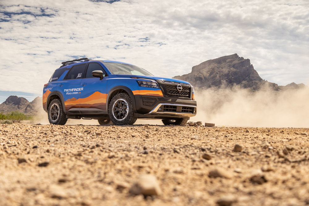 Nissan Pathfinder Rock Creek: otro adversario para el Rally Rebelle 9 Motor16 2022 Nissan Pathfinder Rock Creek Rebelle 7 1 Motor16