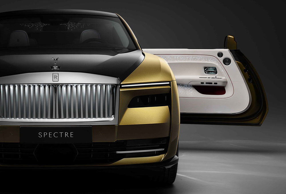 Rolls-Royce Spectre: el primer eléctrico de la firma de Goodwood 2 Motor16 Rolls-Royce Spectre. Imagen detalle frontal.