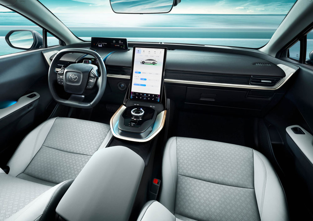 Toyota bZ3. Imagen salpicadero.