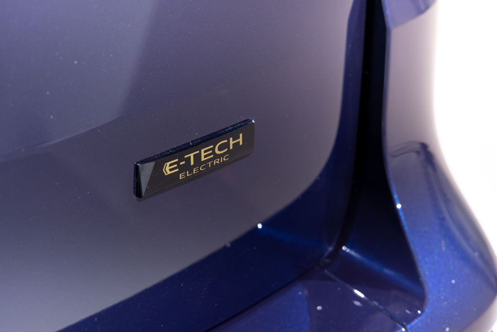 Renault Kangoo E-Tech.  Emblema de la imagen.