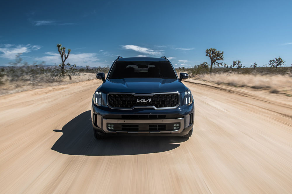 Kia Telluride: más barato que 'nuestro' Sorento 3 Motor16 Kia Telluride. Imagen movimiento frontal.
