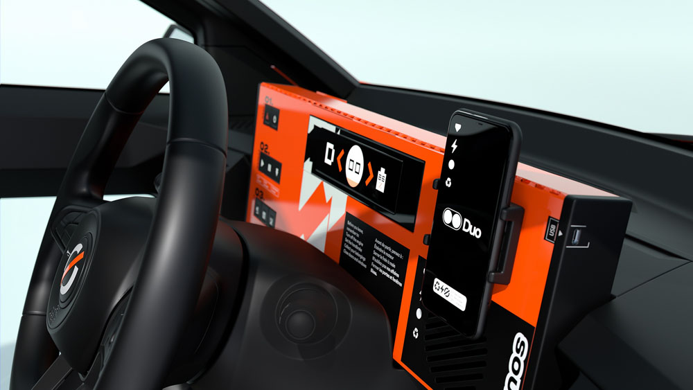 Mobilize reinventa y mejora el electrizante Renault Twizy 2 Motor16 Mobilize Duo Renault Twizy. Imagen interior.