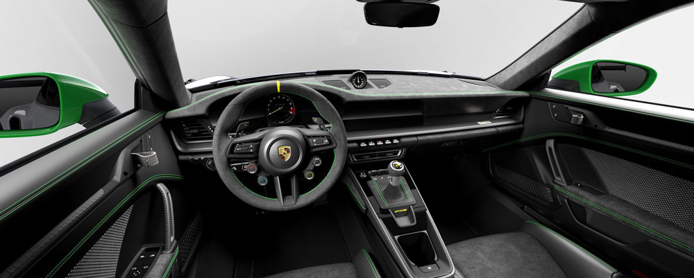 Porsche 911 GT3 RS Tribute to Carrera RS. Imagen interior.