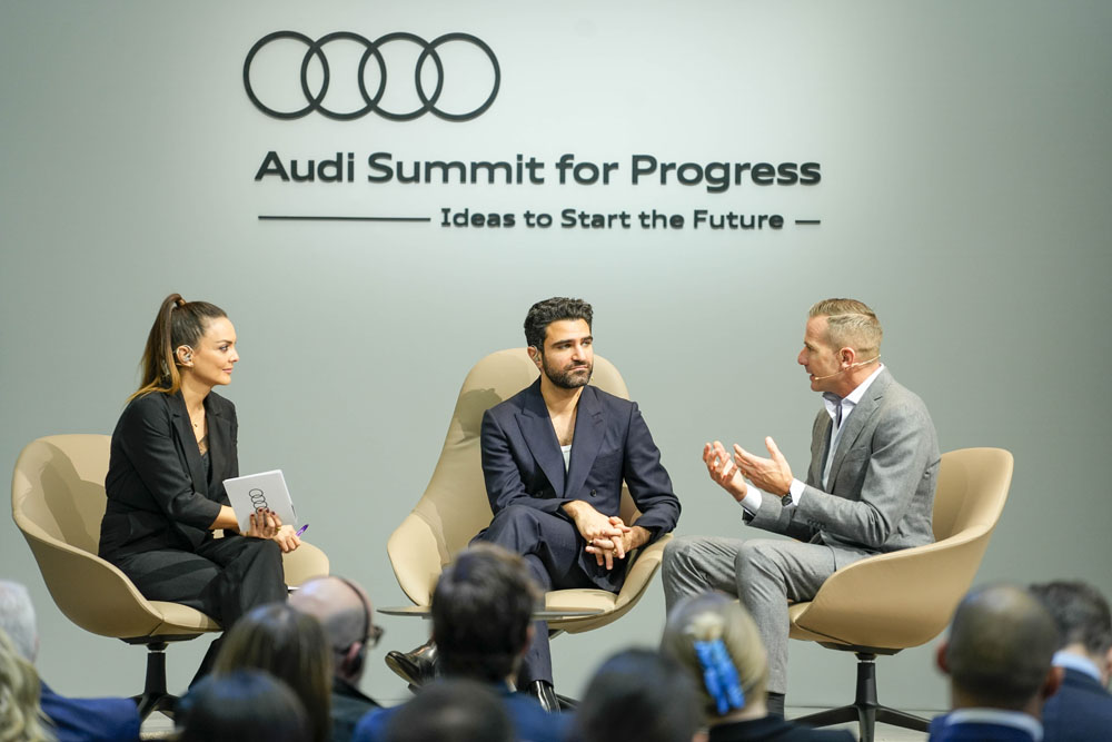 Audi convierte a Madrid en la capital mundial de la sostenibilidad 6 Motor16 Audi Summit for Progress 1 1 Motor16