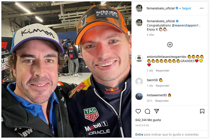 FERNANDO ALONSO Y MAX VERSTAPPEN Motor16