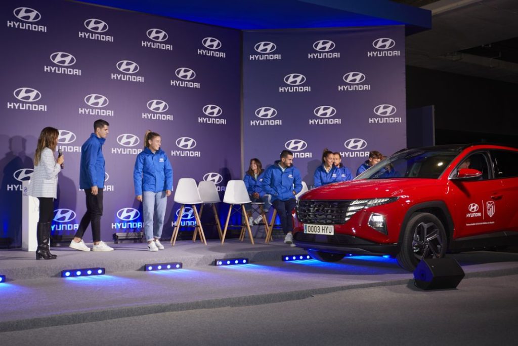 Estos son los nuevos coches del Atlético de Madrid 7 Motor16 Hyundai entrega Atletico Madrid 20226 Motor16