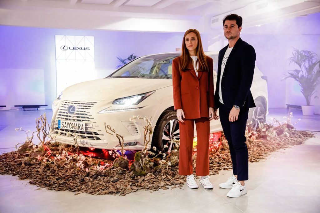 Lexus aparca en ARCOmadrid 2 Motor16 Sayonara, obra ganadora del concurso Lexus Art Car 2022.