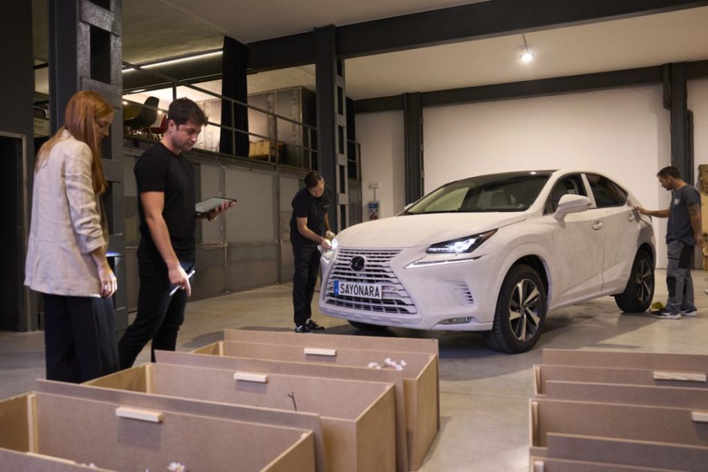 El adiós al NX inspira el Lexus Art Car 2022 2 Motor16 Lexus Art Car 2022 Sayonara1 Motor16