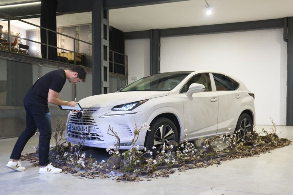 El adiós al NX inspira el Lexus Art Car 2022 23 Motor16 Lexus Art Car 2022 Sayonara22 Motor16