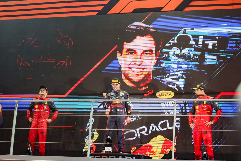 El dulce sabor de la revancha para Sergio Pérez en el GP de Singapur 1 Motor16 Podio GP de Singapur