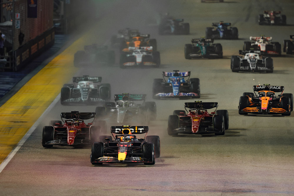 El dulce sabor de la revancha para Sergio Pérez en el GP de Singapur 10 Motor16 SALIDA GP SINGAPUR Motor16