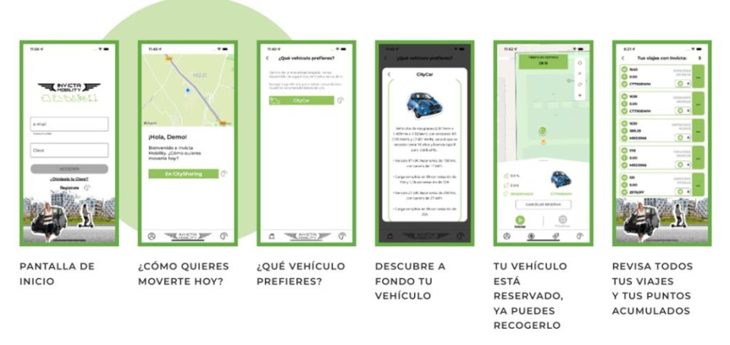 Invicta lanza una app para alquilar vehículos eléctricos 1 Motor16 App Invicta Mobility.
