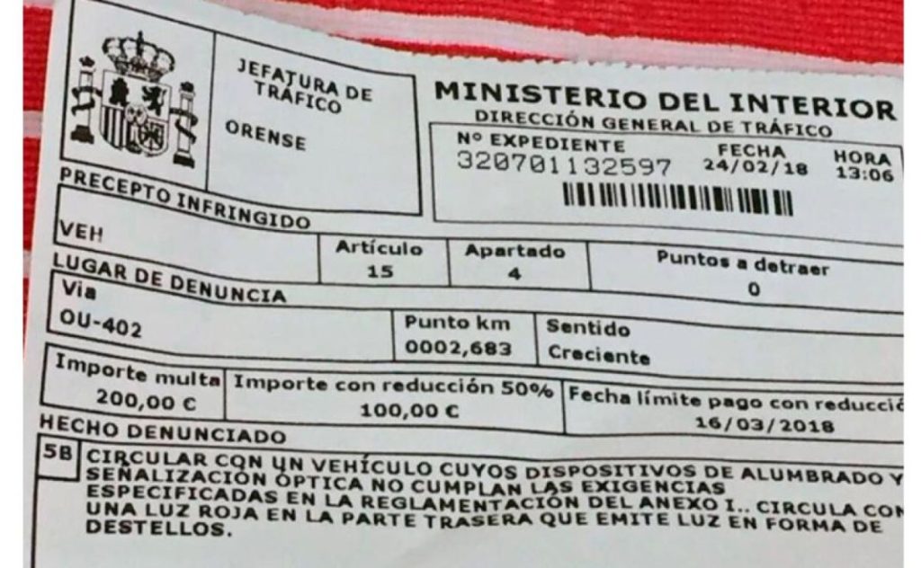 Multas de la DGT sin rebaja