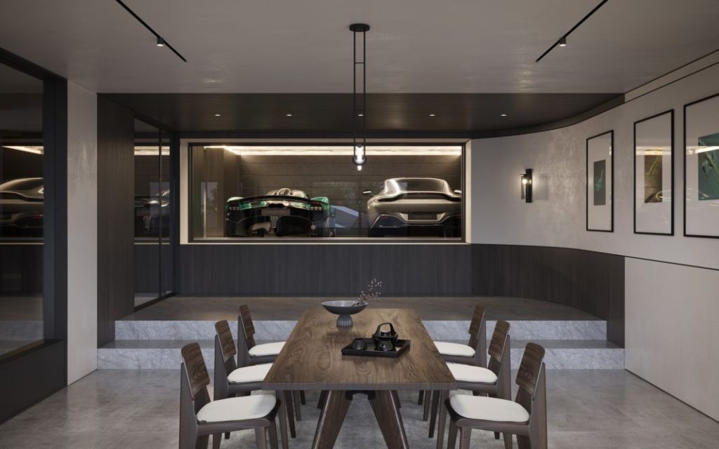 La manera de renovar tu carnet de conducir desde el sofá de tu salón 90 Motor16 Casa Aston Martin en Tokio. Imagen salón.