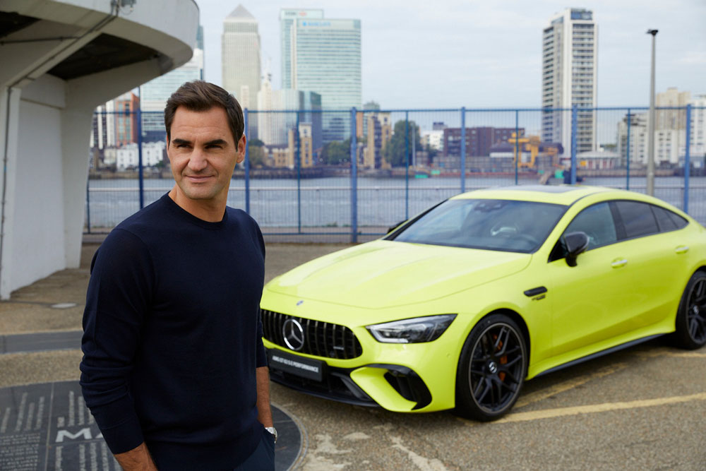 Roger Federer vende su flamante Mercedes-AMG GT 63 S E Performance 4 Motor16 2022 Roger Federer Mercedes AMG GT 63 S E Performance 13 Motor16