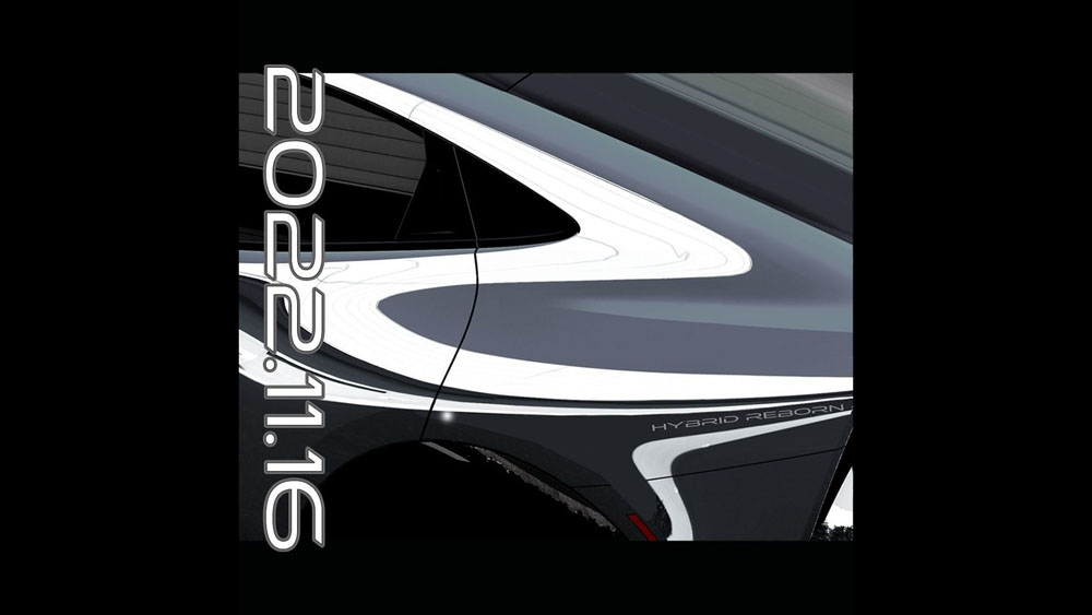 Toyota Prius: una nueva generación será presentada el miércoles 2 Motor16 Toyota Prius Teaser 2023. Imagen detalle.