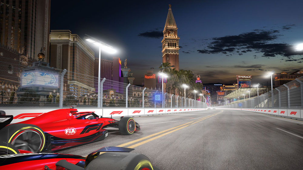 Gran Premio de Las Vegas de Fórmula 1. Imagen carrera.