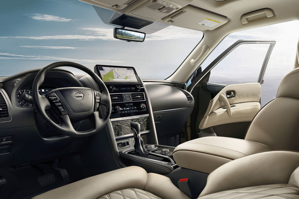 Nissan Armada: el Nissan Patrol se pone a tono en Estados Unidos 1 Motor16 Nissan Armada 2023. Imagen interior.