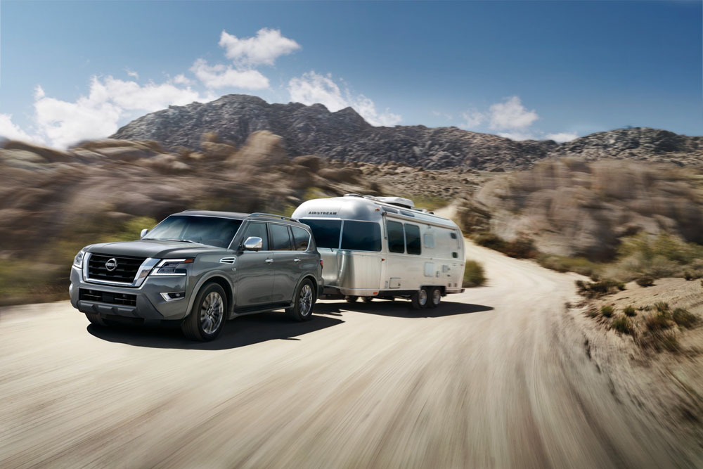 Nissan Armada: el Nissan Patrol se pone a tono en Estados Unidos 2 Motor16 Nissan Armada 2023. Imagen movimiento.
