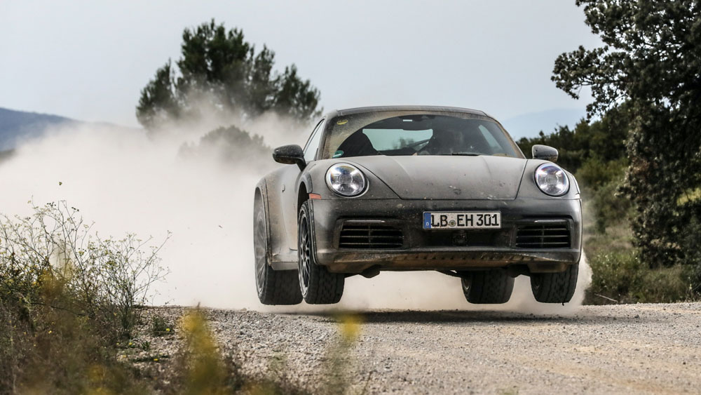 Porsche 911 Dakar. Imagen en movimiento off-road.