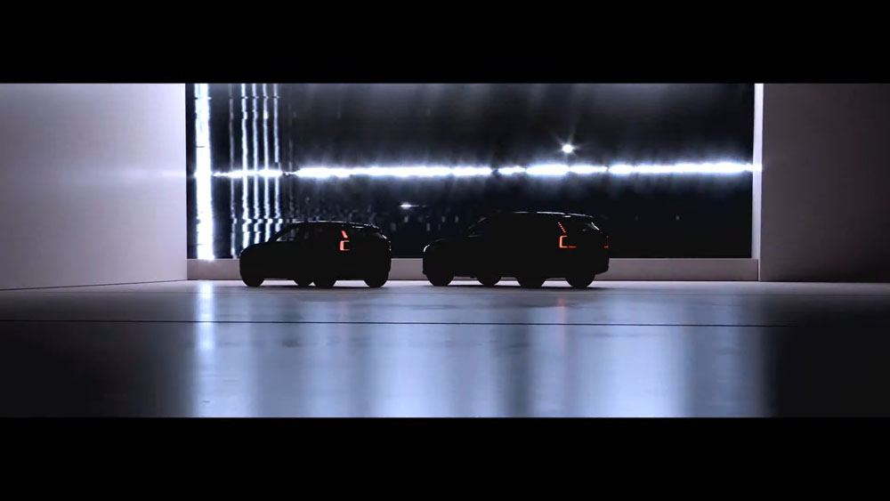 2023 Volvo EX30 y Volvo EX90. Imagen teaser.
