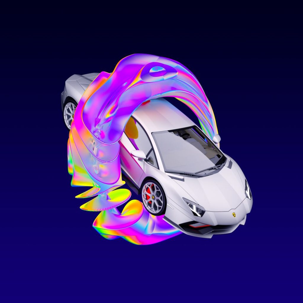 La caratula de The Engine Songs de Lamborghini ha sido creada por el diseñador gráfico Vasjen Katro