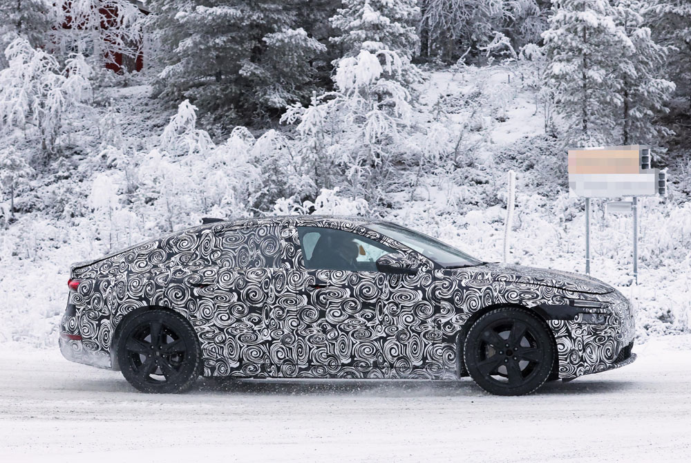 El Audi A6 e-tron ya tiene cara y 'ojos' 9 Motor16 Audi A6 e tron production lights 6 Motor16