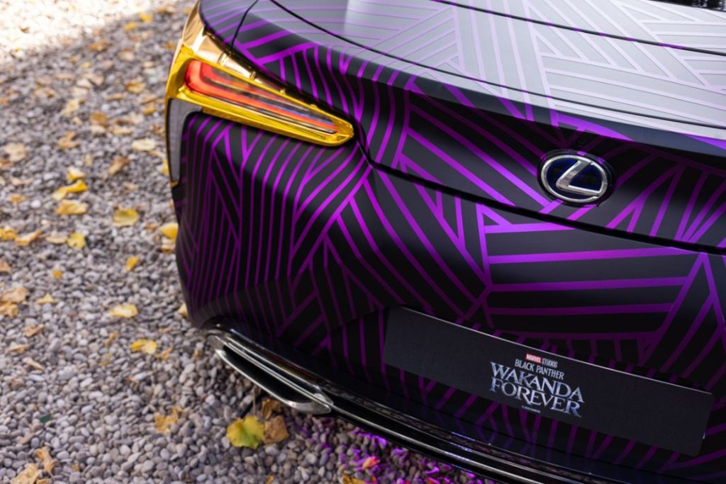 Lexus regresa al universo Marvel 11 Motor16 Lexus LC Black Panther Wakanda Forever10 Motor16