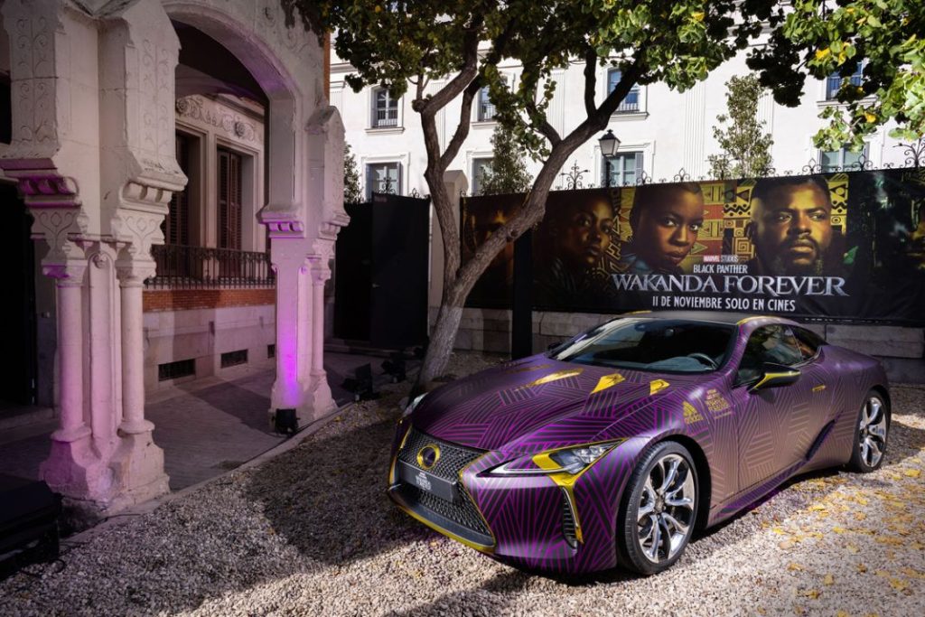 Lexus regresa al universo Marvel 7 Motor16 Lexus LC Black Panther Wakanda Forever6 Motor16