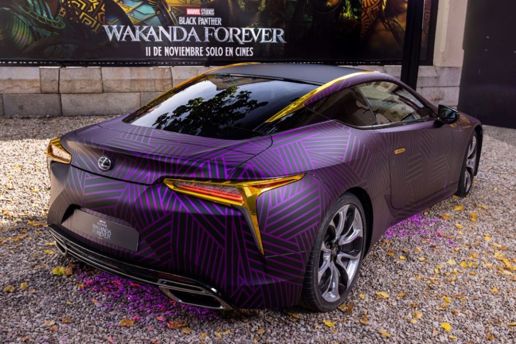 Lexus regresa al universo Marvel 9 Motor16 Lexus LC Black Panther Wakanda Forever8 Motor16