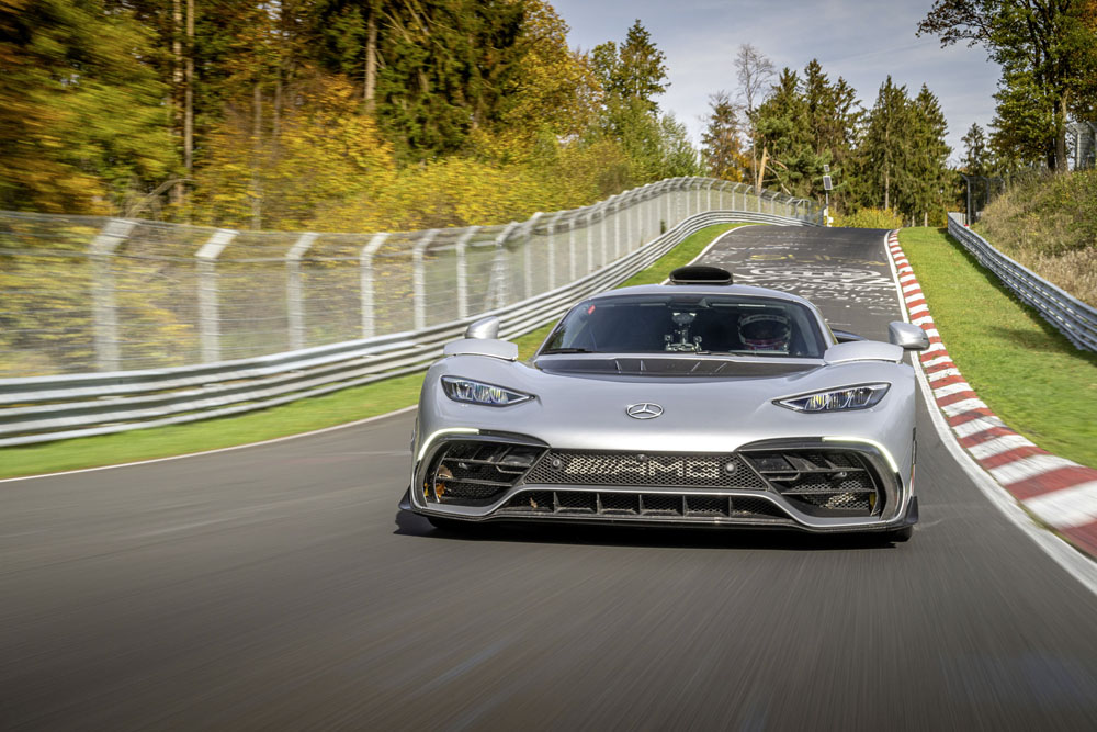 El Mercedes-AMG One consigue su récord en Nürburgring gracias a estos 'zapatos' 11 Motor16 Mercedes AMG One at the Nurburgring 1 Motor16