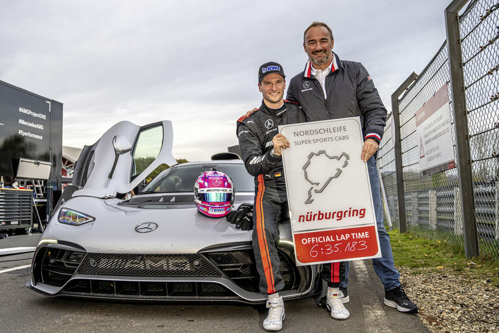 El Mercedes-AMG One consigue su récord en Nürburgring gracias a estos 'zapatos' 13 Motor16 Mercedes AMG One at the Nurburgring 13 Motor16