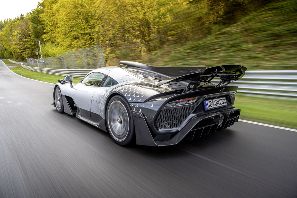 El Mercedes-AMG One consigue su récord en Nürburgring gracias a estos 'zapatos' 3 Motor16 Mercedes AMG One at the Nurburgring 7 Motor16