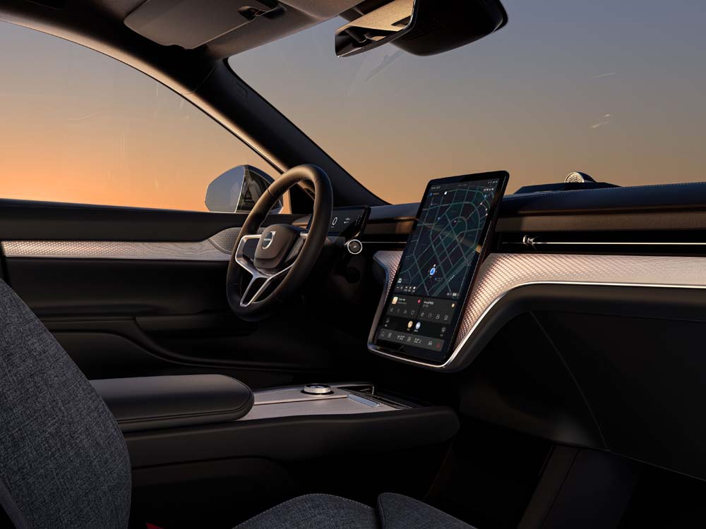 2023 Volvo EX90. Imagen interior.