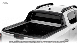 Ford Ranger Flexible Rack System. Imagen detalle gif.