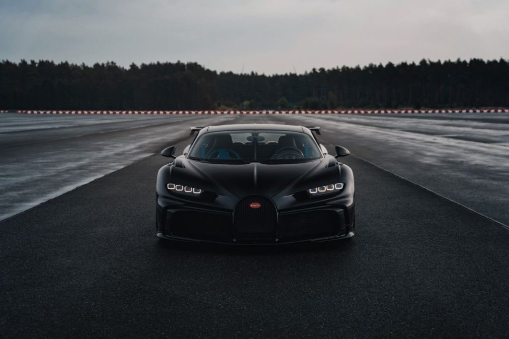 Bugatti Chiron Pur Sport Drift. Imagen frontal.