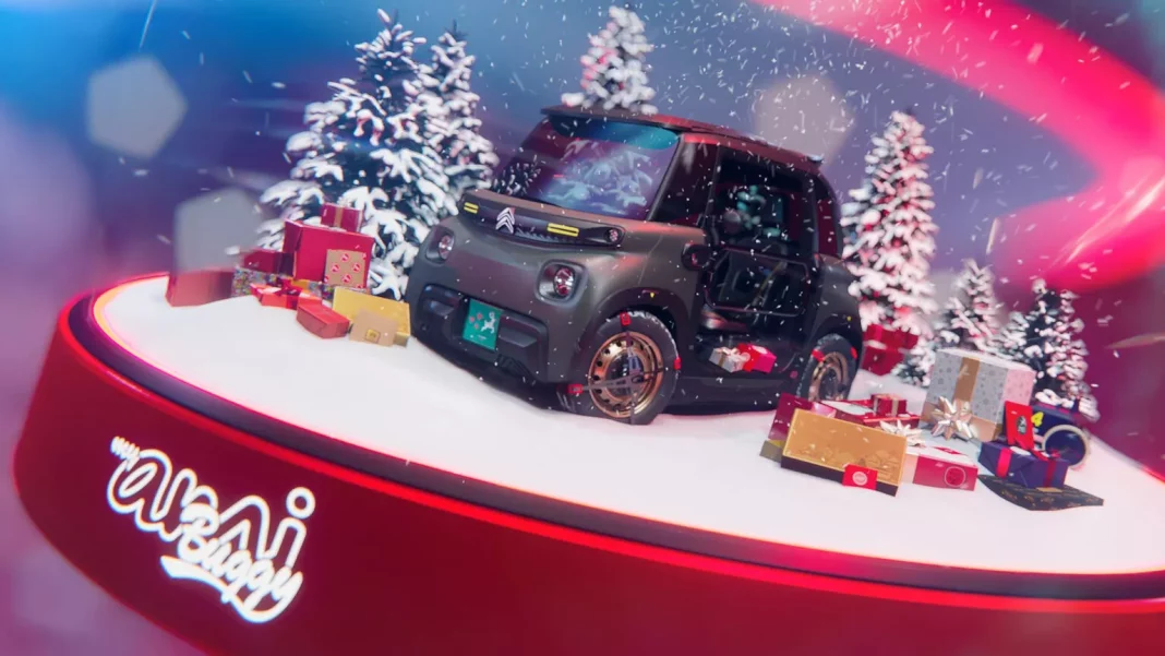 Citroen My Ami Buggy. Imagen bola navidad.