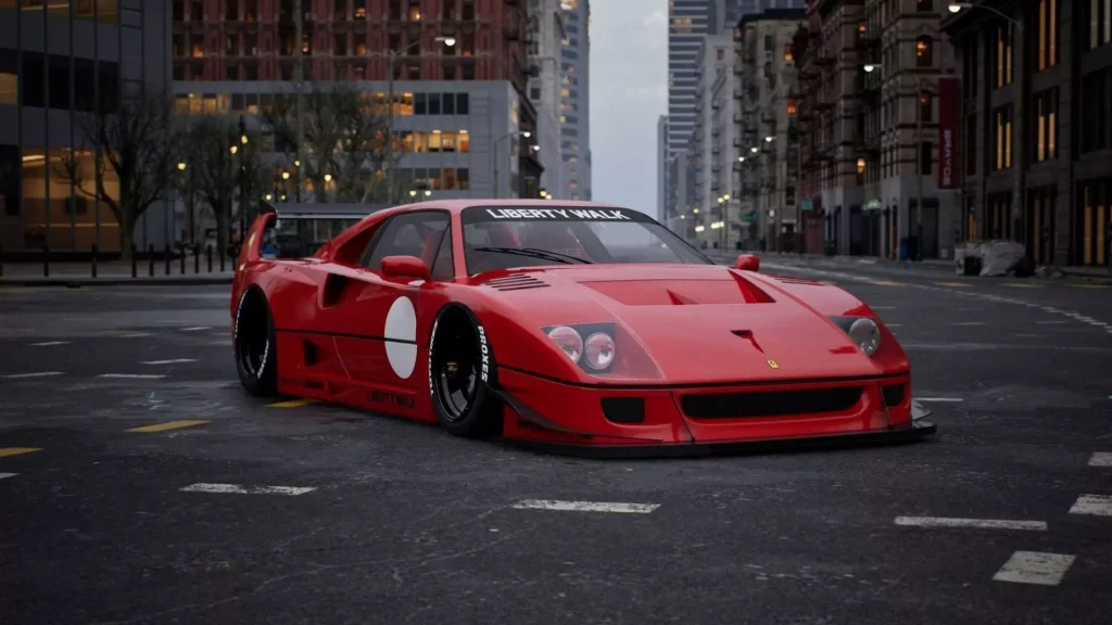 2022 Ferrari F40 Liberty Walk 1 Motor16